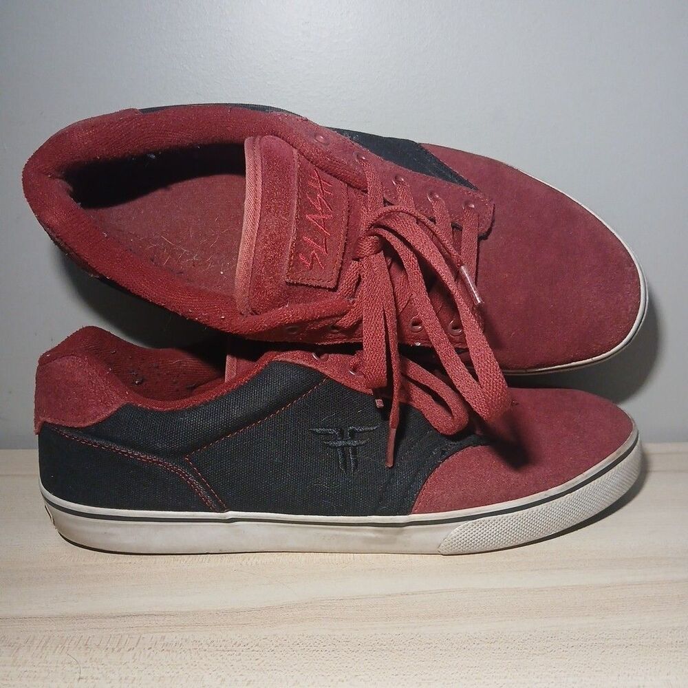 Fallen Skateboard Shoes Sneakers Men's Size 12 Brian Hansen Slash Burgundy Red